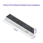 1 paio di filtri a carbone attivo ad alta efficienza per eliminare odori e grassi., For Bora Basic BAKFS-002 Extractor