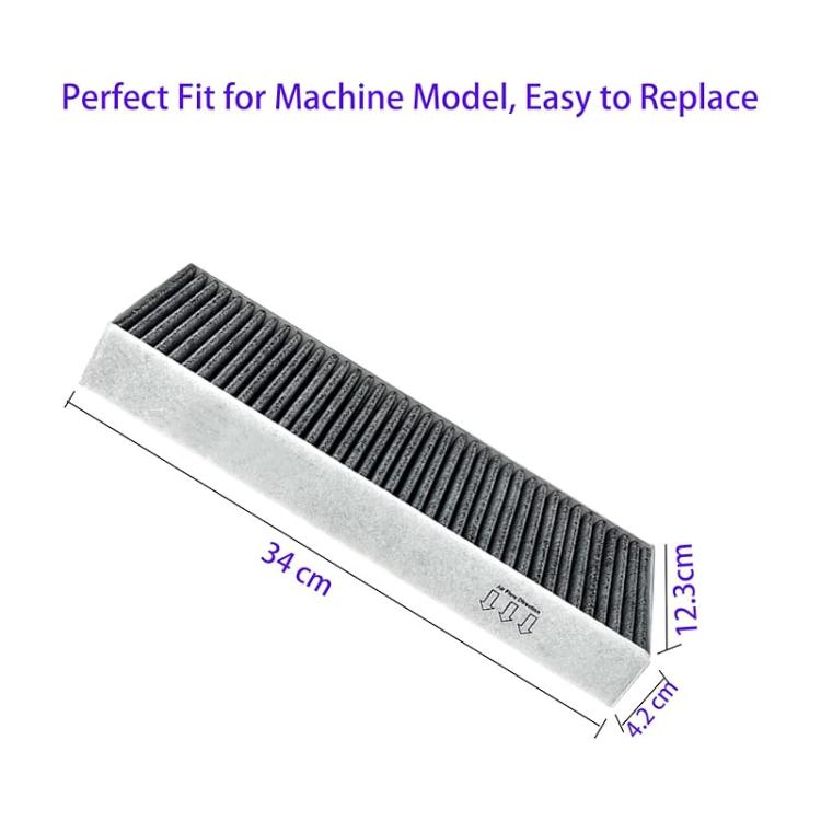 1 paio di filtri a carbone attivo ad alta efficienza per eliminare odori e grassi., For Bora Basic BAKFS-002 Extractor