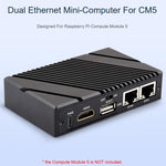 Mini-computer Raspberry Pi CM5 con doppia Ethernet 2.5G