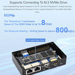 Mini-computer Raspberry Pi CM5 con doppia Ethernet 2.5G