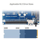 Mini-computer Raspberry Pi CM5 con doppia Ethernet 2.5G