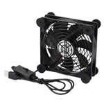 Ventola di raffreddamento silenziosa Waveshare 34398 USB 5V da 120 mm, regolabile su 3 velocità, controllo PWM, flusso d'aria elevato, design antivibrazione., Single, Double