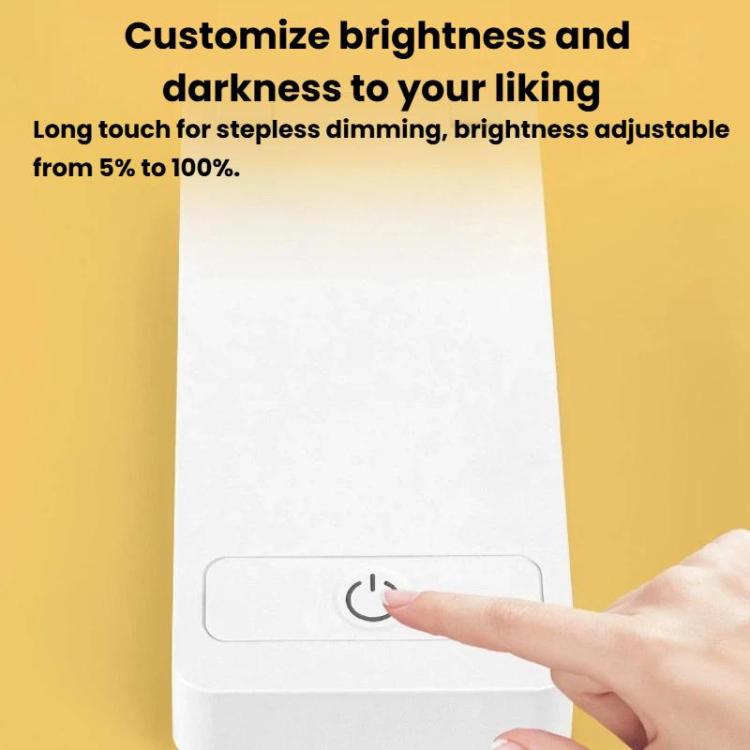 Lampada da scrivania pieghevole ricaricabile con controllo touch Xiabule, lampada portatile per la protezione degli occhi, ideale per dormitori studenteschi., No Clock, With Clock