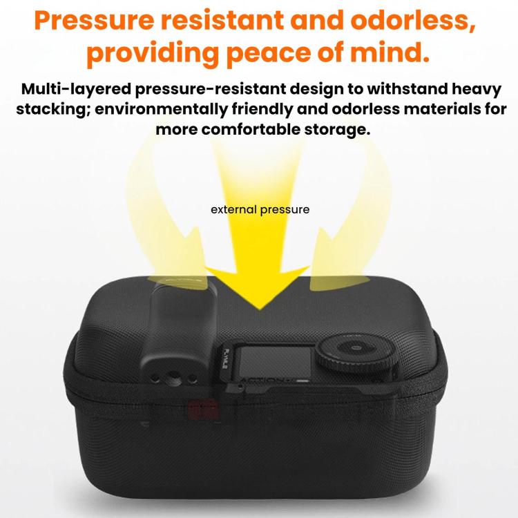 Impugnatura e borsa portaoggetti Flymile per DJI Action 6 / 5 / 4 / Insta360 Ace Pro 2 per fotografia di strada.
