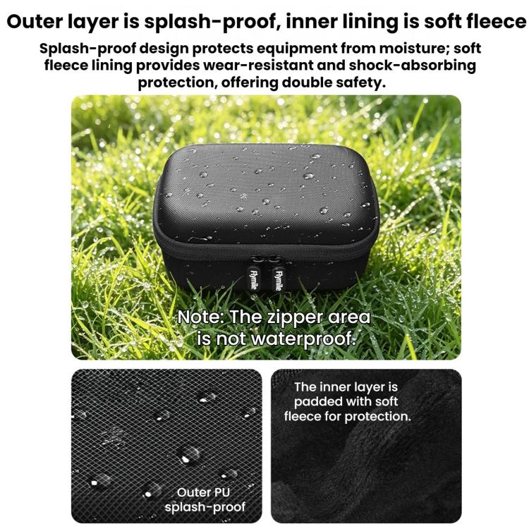 Impugnatura e borsa portaoggetti Flymile per DJI Action 6 / 5 / 4 / Insta360 Ace Pro 2 per fotografia di strada.