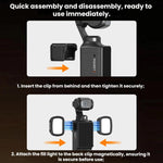Per fotocamere DJI Osmo Pocket 4/3 Flymile Luce di riempimento magnetica per