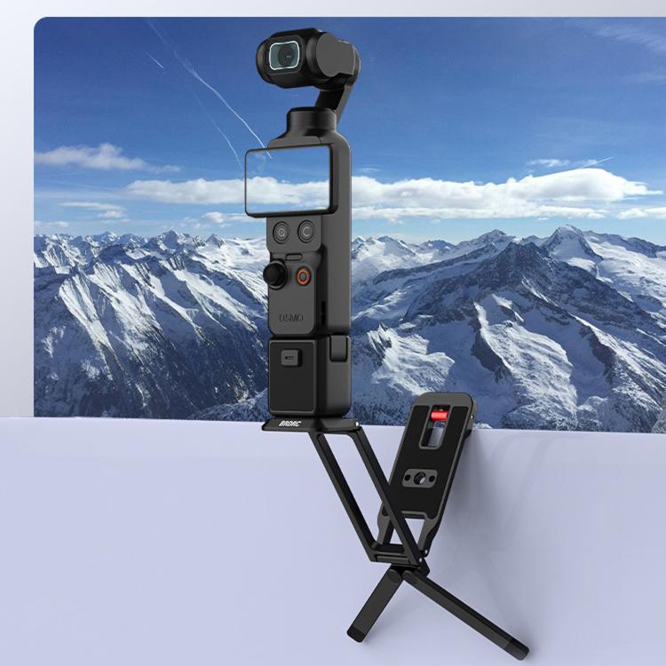 Supporto di montaggio in metallo magnetico BRDRC per treppiede DJI Osmo Pocket 4 / 3.