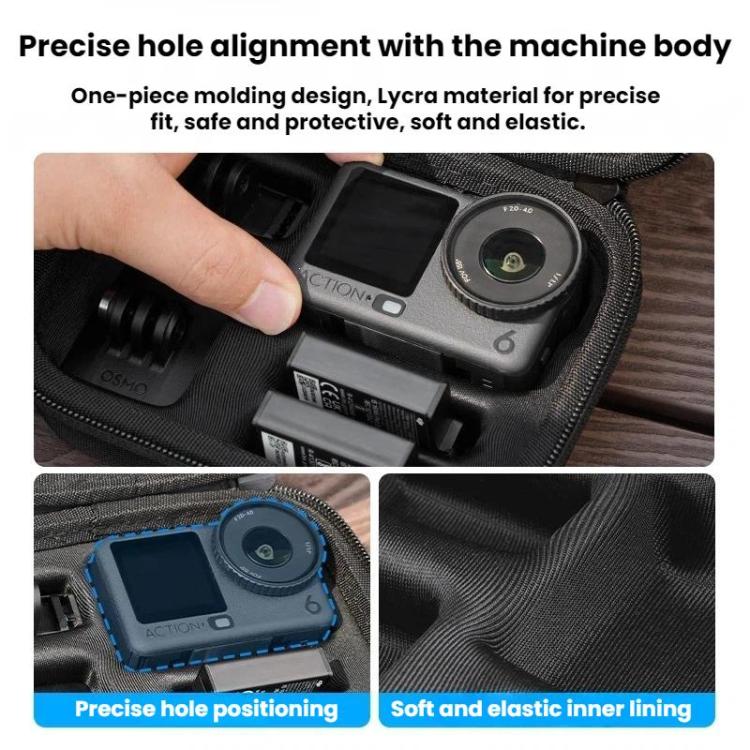 Custodia per accessori per fotocamera portatile DJI Osmo Action 6 / 5 Pro / 4 BRDRC
