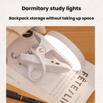 Lampada da scrivania portatile con clip Xiabule, luce notturna per la protezione degli occhi, lampada da lettura ad alto indice di resa cromatica (CRI)., Plug-in, Rechargeable, Rechargeable 3 Color Temperatures Stepless Dimming