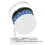 Lampada da scrivania portatile con clip Xiabule, luce notturna per la protezione degli occhi, lampada da lettura ad alto indice di resa cromatica (CRI)., Plug-in, Rechargeable, Rechargeable 3 Color Temperatures Stepless Dimming