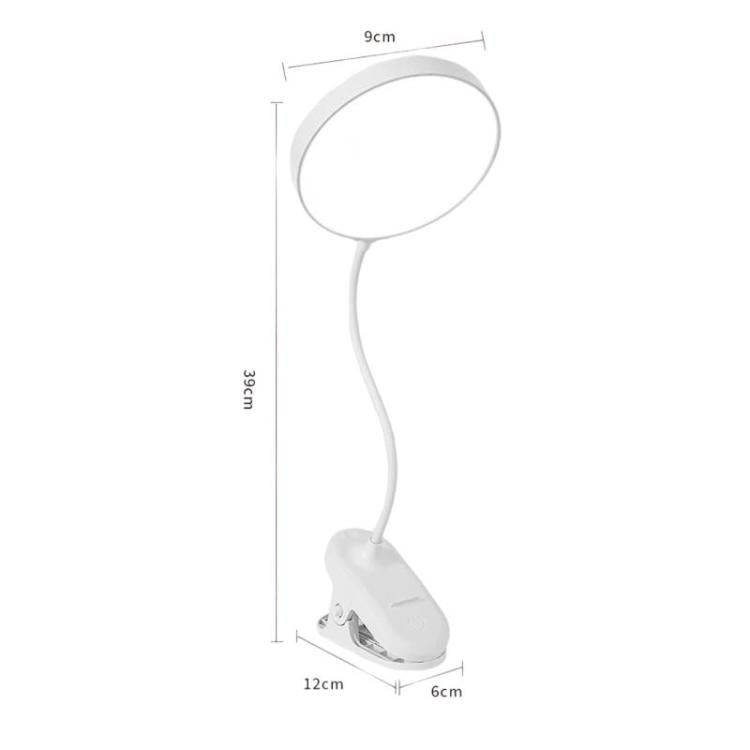 Lampada da scrivania portatile con clip Xiabule, luce notturna per la protezione degli occhi, lampada da lettura ad alto indice di resa cromatica (CRI)., Plug-in, Rechargeable, Rechargeable 3 Color Temperatures Stepless Dimming