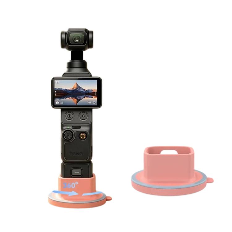 Supporto fisso antiscivolo con base da tavolo girevole a 360 gradi per fotocamera DJI Osmo Pocket 4/3.
