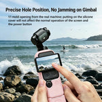 Per DJI Osmo Pocket 4, custodia in silicone 4 in 1, kit di protezione completa antigraffio e antiurto con cordino.