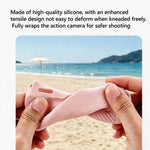 Per DJI Osmo Pocket 4, custodia in silicone 4 in 1, kit di protezione completa antigraffio e antiurto con cordino.