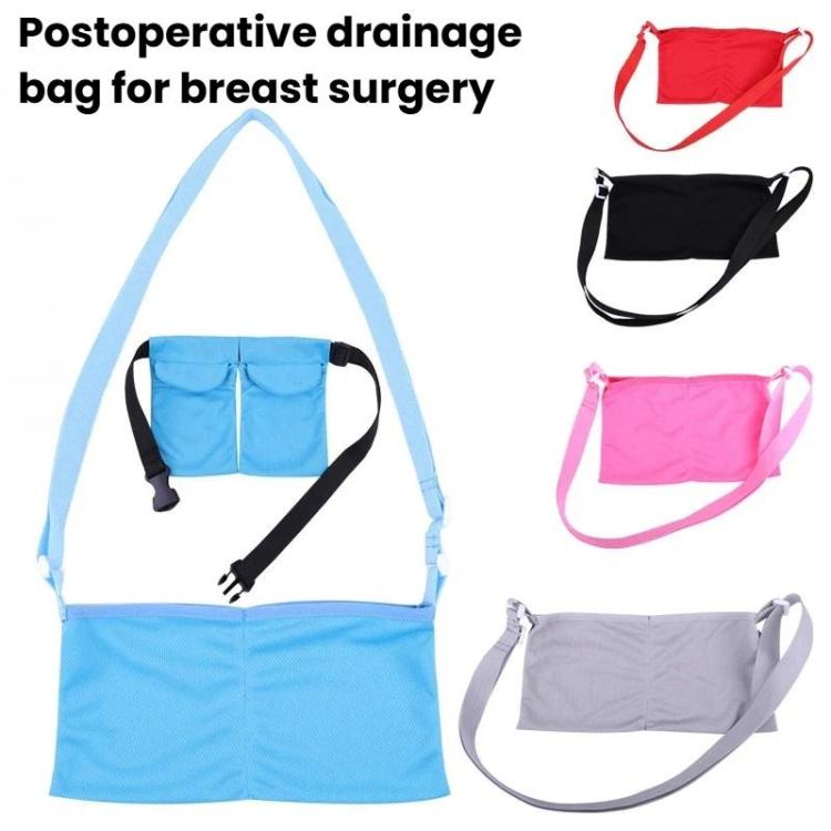 Borsa di supporto per il drenaggio del seno post-operatorio, borsa traspirante per la doccia e la cura del seno