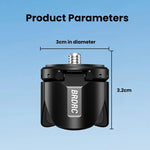 Supporto magnetico per treppiede BRDRC per DJI Osmo Pocket 4 / 3 / Insta360 X5.