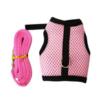 Pettorina e guinzaglio per conigli e furetti, pettorina a gilet per piccoli animali domestici., S, M, L