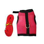 Pettorina e guinzaglio per conigli e furetti, pettorina a gilet per piccoli animali domestici., S, M, L
