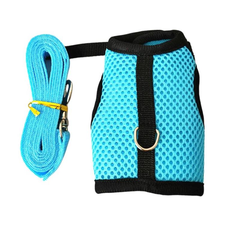 Pettorina e guinzaglio per conigli e furetti, pettorina a gilet per piccoli animali domestici., S, M, L