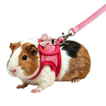 Pettorina per porcellini d'India e cincillà, guinzaglio da passeggio per esterni per piccoli animali domestici, Black S, Black M, Purple S, Purple M, Star S, Star M