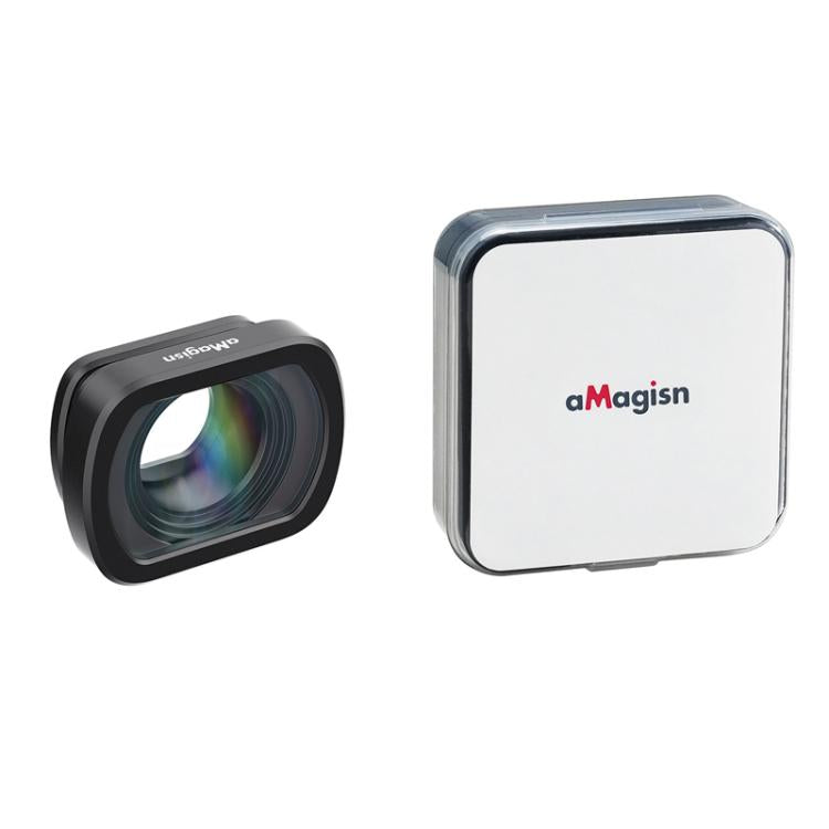 Filtro magnetico in vetro ottico per obiettivo DJI Osmo Pocket 4/3 con montatura in lega di alluminio., aMagisn Macro Lens 10X, aMagisn Wide Angle Lens 0.72X