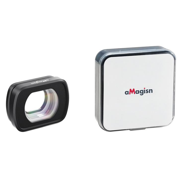 Filtro magnetico in vetro ottico per obiettivo DJI Osmo Pocket 4/3 con montatura in lega di alluminio., aMagisn Macro Lens 10X, aMagisn Wide Angle Lens 0.72X