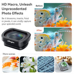 Filtro magnetico in vetro ottico per obiettivo DJI Osmo Pocket 4/3 con montatura in lega di alluminio., aMagisn Macro Lens 10X, aMagisn Wide Angle Lens 0.72X