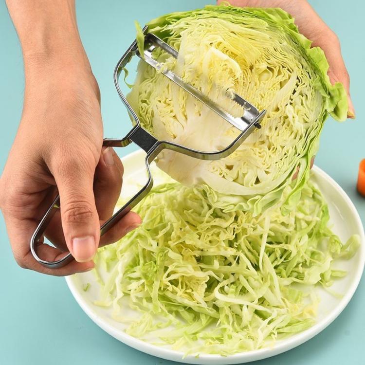 Pelapatate multifunzione in acciaio inossidabile LsCook per zucche e verdure.
