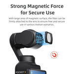 Filtro magnetico per obiettivo DJI Osmo Pocket 4/3 con filtri