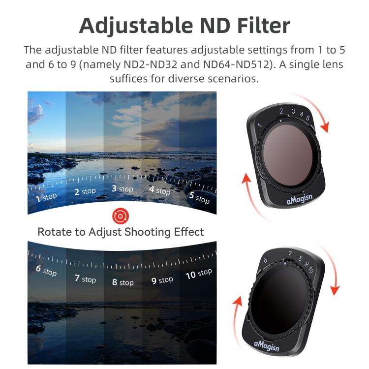 Filtro magnetico per obiettivo DJI Osmo Pocket 4/3 con filtri