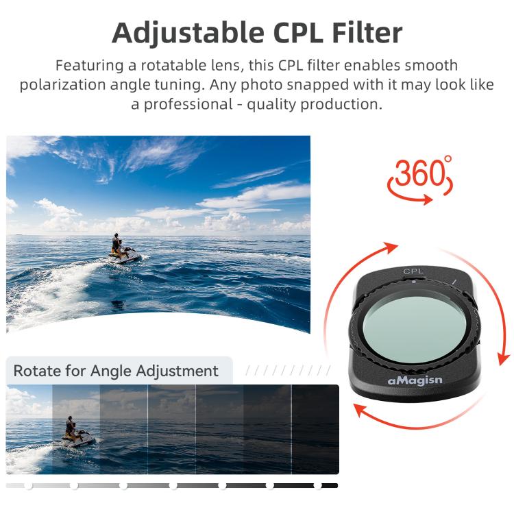 Filtro magnetico per obiettivo DJI Osmo Pocket 4/3 con filtri
