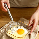 Frusta manuale a doppia spirale in acciaio inox per panna montata, LsCook