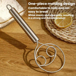 Frusta manuale a doppia spirale in acciaio inox per panna montata, LsCook