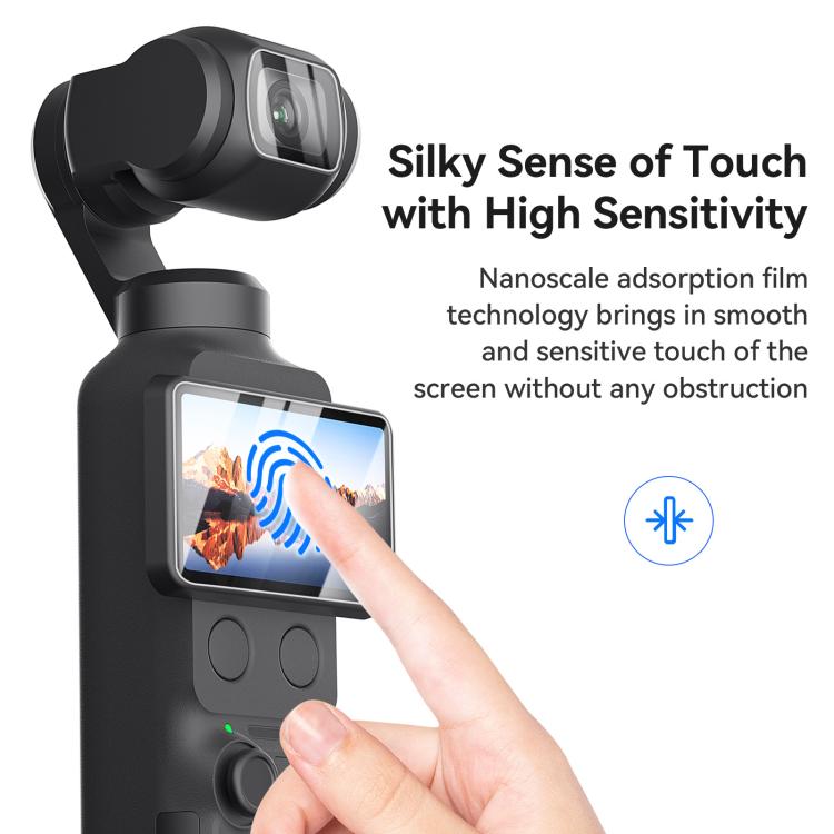 Pellicola protettiva per schermo aMaginsn in vetro temperato 9H per DJI Osmo Pocket 4/3., 1+1 Pack, 2+2 Pack