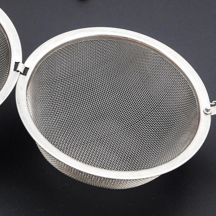 Filtro da tè a sfera in acciaio inox 304 per spezie, Medium