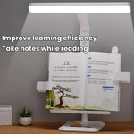 Lampada da scrivania multifunzionale Xiawule con ripiano, luce a LED regolabile per la lettura in camera da letto, ideale per la cura degli occhi.
