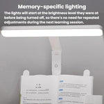 Lampada da scrivania multifunzionale Xiawule con ripiano, luce a LED regolabile per la lettura in camera da letto, ideale per la cura degli occhi.
