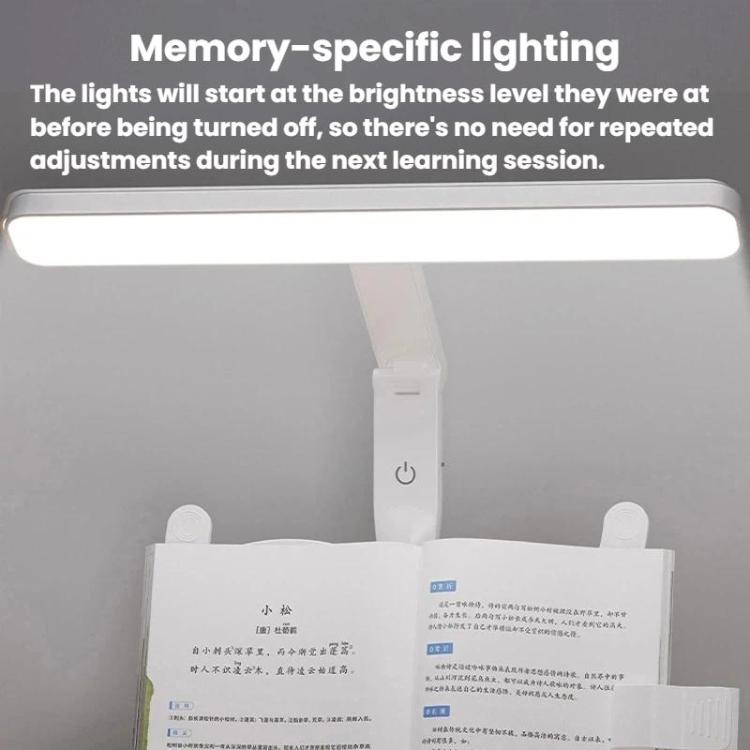 Lampada da scrivania multifunzionale Xiawule con ripiano, luce a LED regolabile per la lettura in camera da letto, ideale per la cura degli occhi.