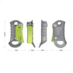 XINDA Dispositivo di risalita manuale per arrampicata su roccia, per corde da 8-13 mm, design ergonomico senza maniglia, attrezzatura per arrampicata, speleologia, SRT, arrampicata sugli alberi e soccorso