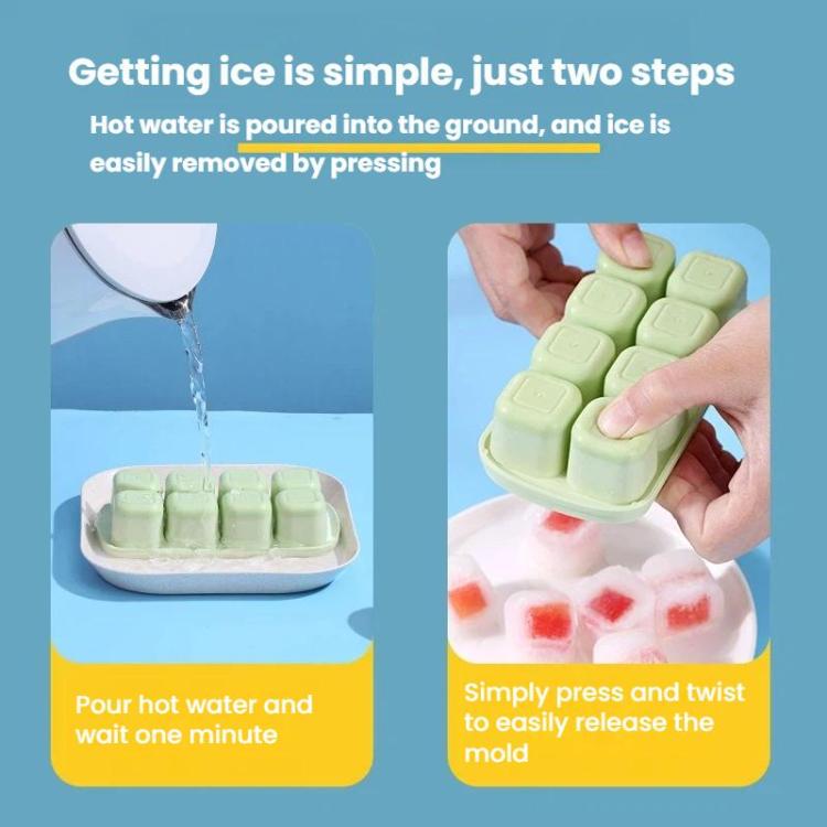 Stampo per cubetti di ghiaccio in TPE LsCook per gelatina e yogurt