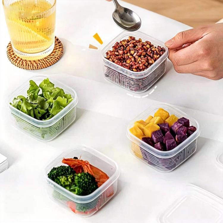 Contenitore per alimenti da frigorifero, scatola per congelatore adatta alla cucina, LsCook Square PP5