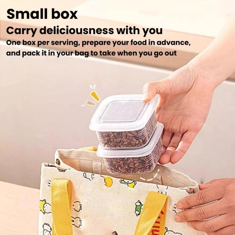Contenitore per alimenti da frigorifero, scatola per congelatore adatta alla cucina, LsCook Square PP5