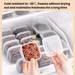 Contenitore per alimenti da frigorifero, scatola per congelatore adatta alla cucina, LsCook Square PP5