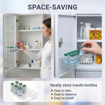 Organizzatore per flaconi di insulina in acrilico a 10 fori, 1pc, 2pcs
