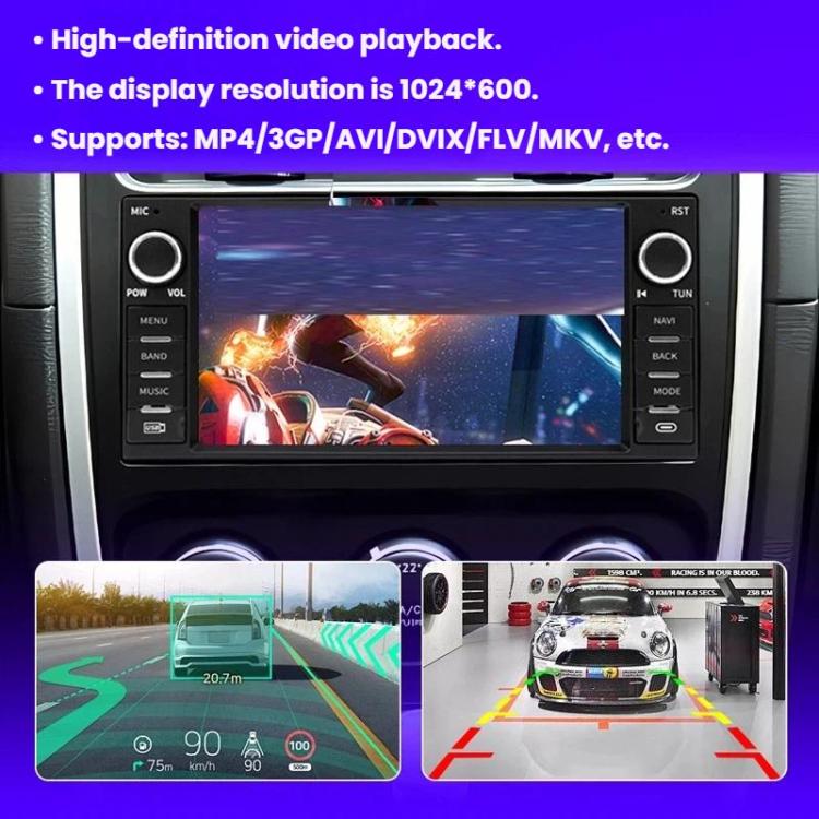 Autoradio 7 pollici con navigatore GPS e CarPlay per Chrysler Jee