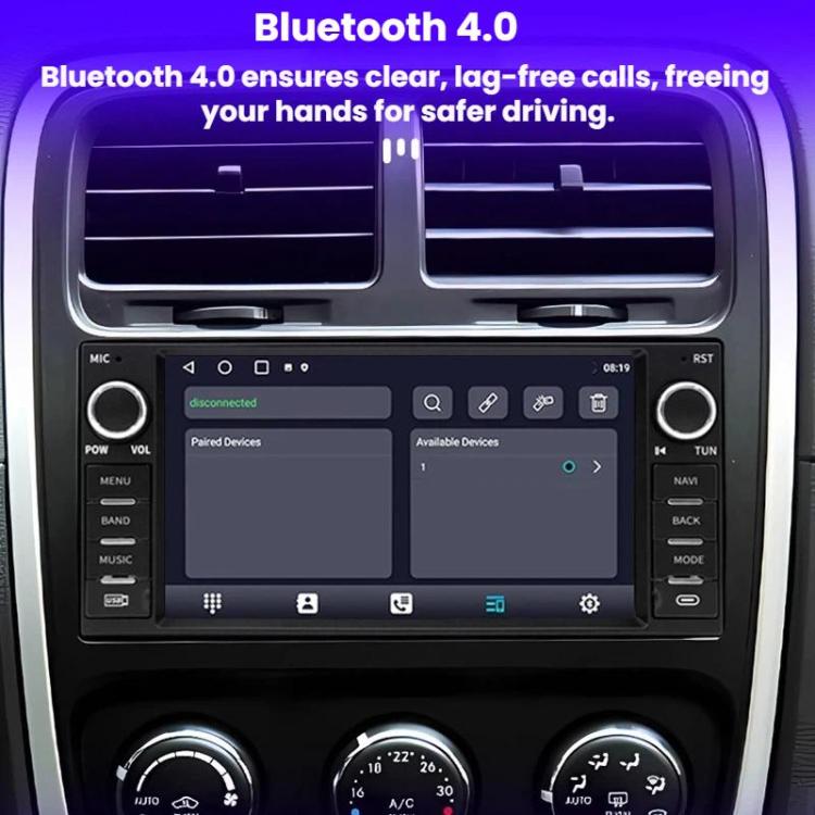Autoradio 7 pollici con navigatore GPS e CarPlay per Chrysler Jee