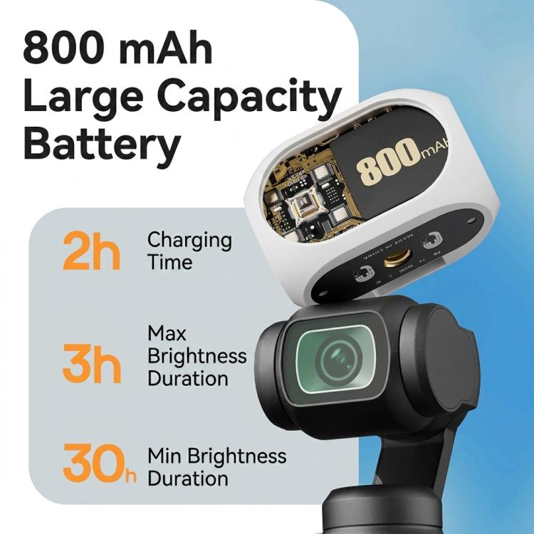 Luce di riempimento magnetica per DJI Osmo Pocket 4/3, 3 modalità di colore, portatile e ricaricabile, per vlog e video., 2pcs /Pack