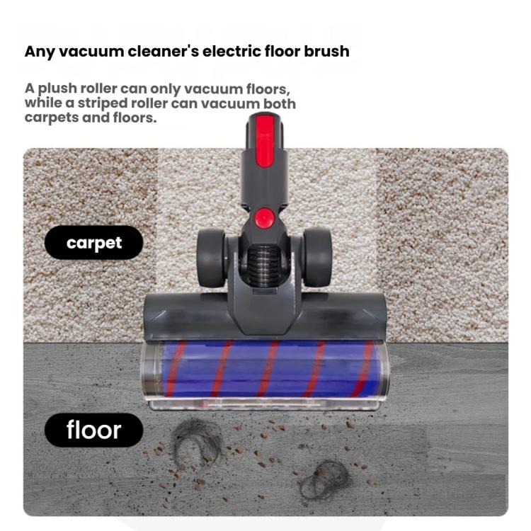 Spazzola elettrica motorizzata per pavimenti, compatibile con aspirapolvere Dyson V7 V8 V10 V11 V15., X0012 Soft Fluffy, X0012 Bristle, X0013 Soft Fluffy, X0013 Bristle, X0013 Combo, X0012 Combo