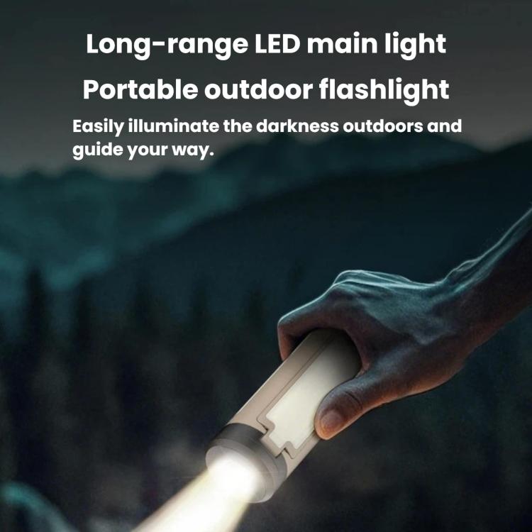 Lampada da campeggio pieghevole multifunzionale, luce LED per tenda da esterno con gancio, 3-leaf, 4-leaf