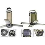 Lampada da campeggio pieghevole multifunzionale, luce LED per tenda da esterno con gancio, 3-leaf, 4-leaf